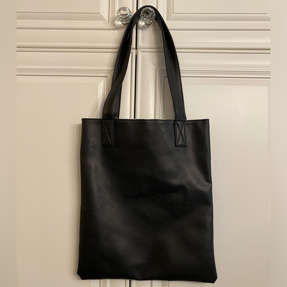 2/$12 SMALL BLACK TOTES by SEPHORA and VENUS